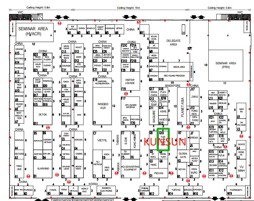 Welcome to visit our booth G10 in Plastics & Rubber Vietnam Exhibition